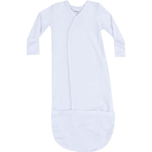 Bundle Gown, Stripe Classic Blue - Nightgowns - 1