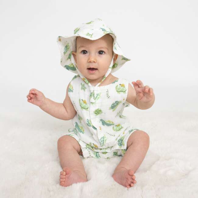 Sea Turtles Henley Shortall, White - Rompers - 2
