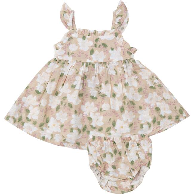 MAGNOLIAS PAPERBAG RUFFLE SUNDRESS WITH DC, Multi - Dresses - 1