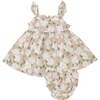 MAGNOLIAS PAPERBAG RUFFLE SUNDRESS WITH DC, Multi - Dresses - 1 - thumbnail