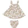MAGNOLIAS PAPERBAG RUFFLE SUNDRESS WITH DC, Multi - Dresses - 2