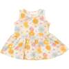 Good Vibes Daisy Peplum Tank Top And Biker Short, Multi - Mixed Apparel Set - 3