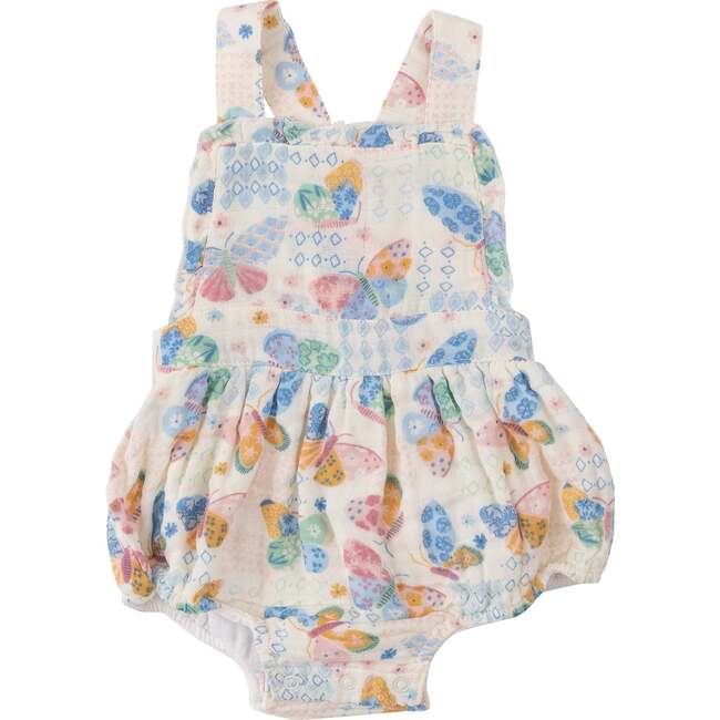 Butterfly Patch Ruffle  Bubble, Multi - Dresses - 1