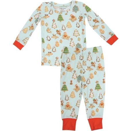 Gingerbread Sleigh Ride L/S Loungwear Set, Blue Multi - Mixed Apparel Set - 1