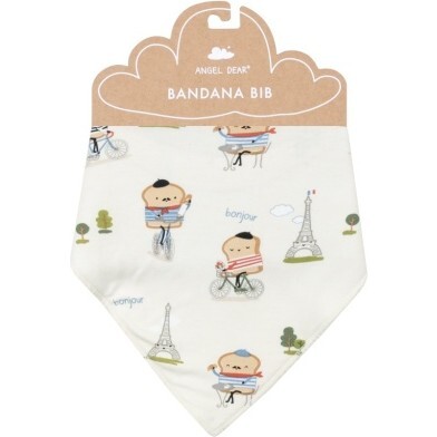 French Toast Bandana Bib, Multi - Bibs - 1