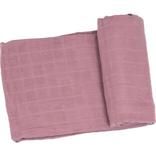 Solid Swaddle Blanket, Fox Glove - Swaddles - 1