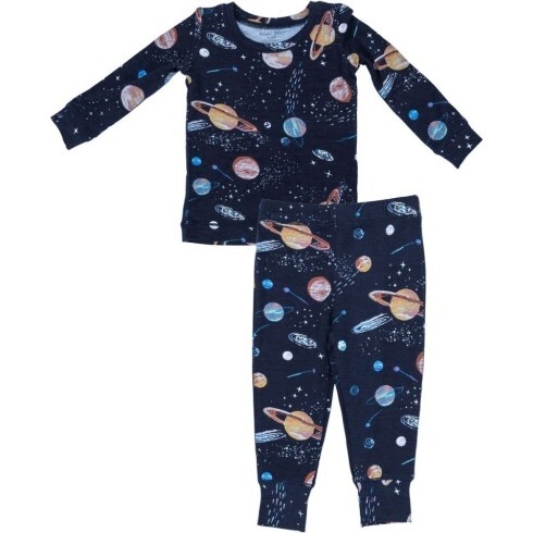 Solar System L/S Loungewear Set, Blue - Mixed Apparel Set - 1