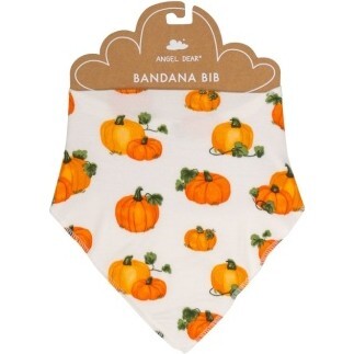 Pumpkin Patch Bandana Bib, Orange - Bibs - 1