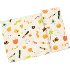 Halloween Candies Swaddle Blanket, Ivory Multi - Swaddles - 1