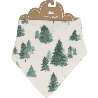 Forest Bandana Bib, Green - Bibs - 1