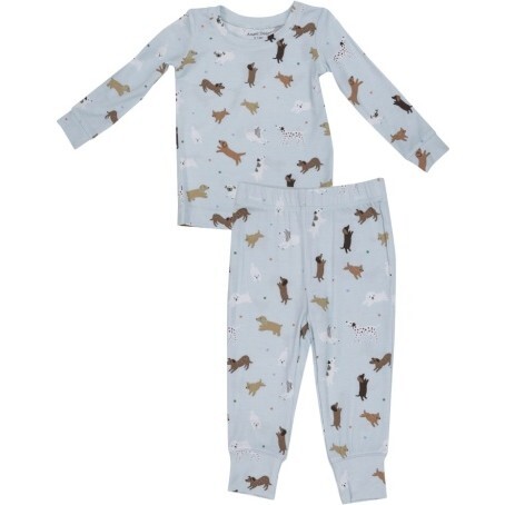 Doggies L/S Loungewear Set, Blue - Mixed Apparel Set - 1