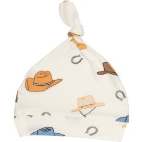 Cowboy Hat, s Knotted Hat, Brown - Hats - 1