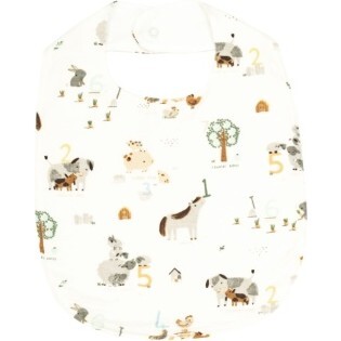 Counting On The Farm Feeding Bib, Multi - Bibs - 1