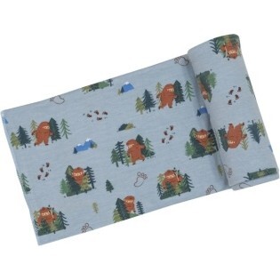 Bigfoot Swaddle Blanket, Blue - Swaddles - 1