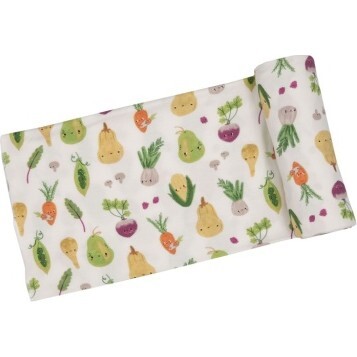 Baby Vegetables Swaddle Blanket, Multi - Swaddles - 1