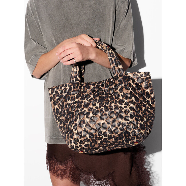 Small Metro Tote Deluxe, Leopard - Bags - 3