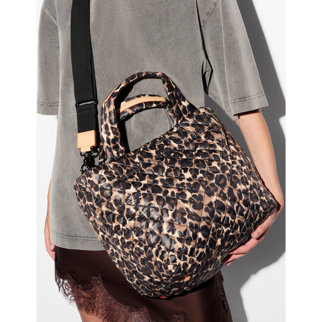 Small Metro Tote Deluxe, Leopard - Bags - 4