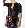 Metro Flat Crossbody, Bordeaux Lacquer - Bags - 3