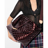 Medium Metro Tote Deluxe, Bordeaux Lacquer - Bags - 4