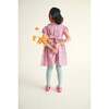 Smocked Girls Dress Augusta, Red Floral - Dresses - 3