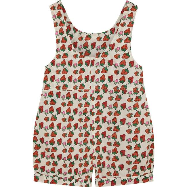 Melody Girls Dungarees, Strawberry Print - Rompers - 3