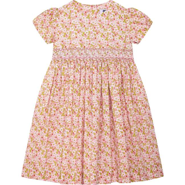 Hand-Smocked Dress Jeralyn, pink strawberry