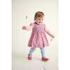 Smocked Baby Dress Adria, Red Floral - Dresses - 2