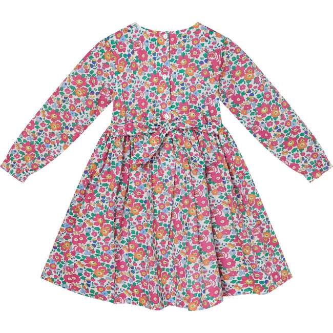 Elga Long Sleeve Hand-Smocked Dress, Multicolors - Dresses - 4