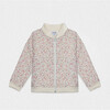 Faye Jacket, Flowery Pink - Jackets - 1 - thumbnail
