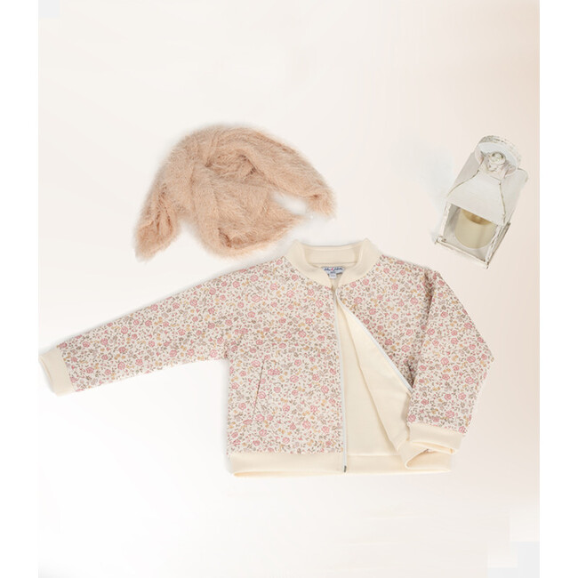 Faye Jacket, Flowery Pink - Jackets - 4