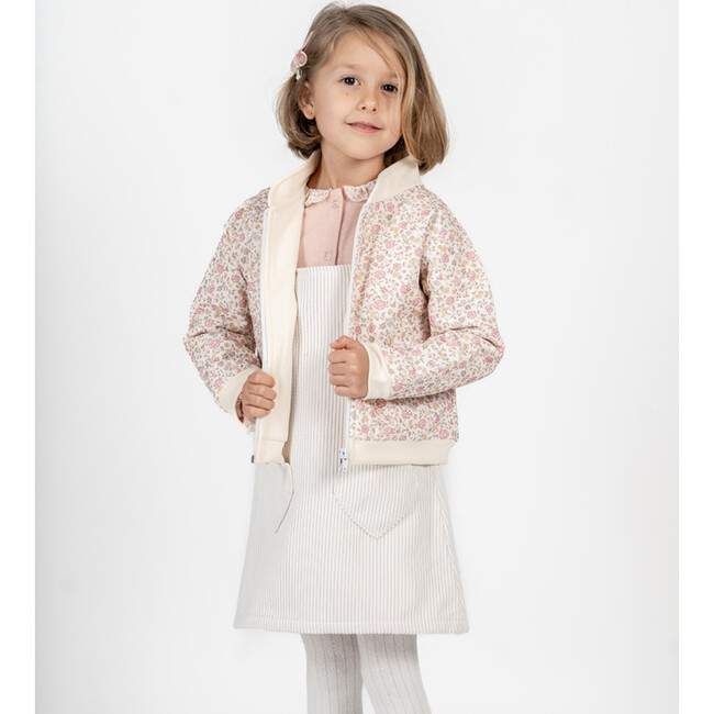 Faye Jacket, Flowery Pink - Jackets - 5