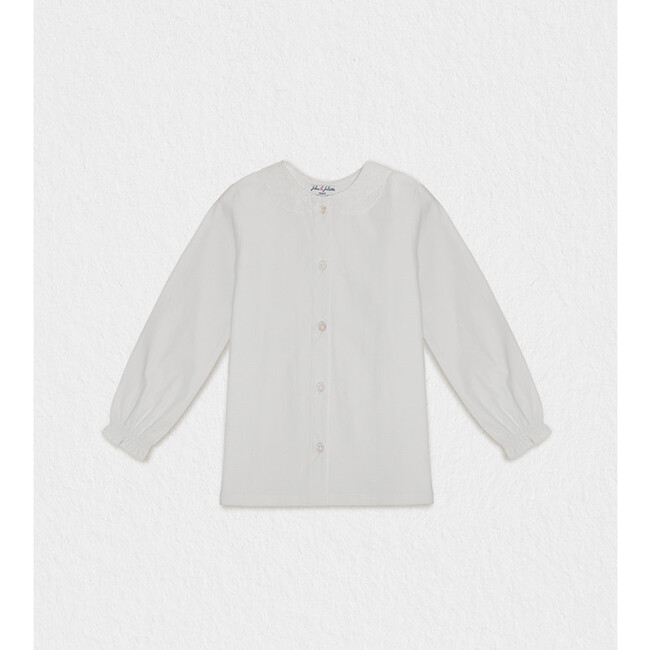 Fauna Baby Blouse , White