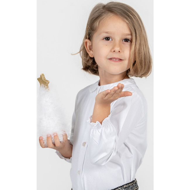 Fauna Baby Blouse , White - Blouses - 4