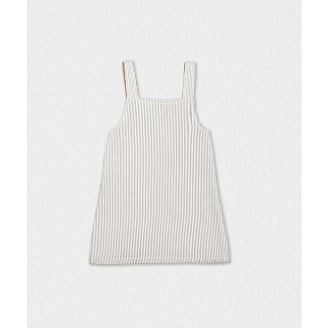 Eve Salopette Baby Dress, Off-White - Dresses - 2