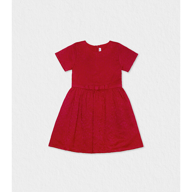 Eryna Dress, Red Embroidered