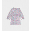 Ermine Baby Dress, Flowery Purple - Dresses - 1 - thumbnail