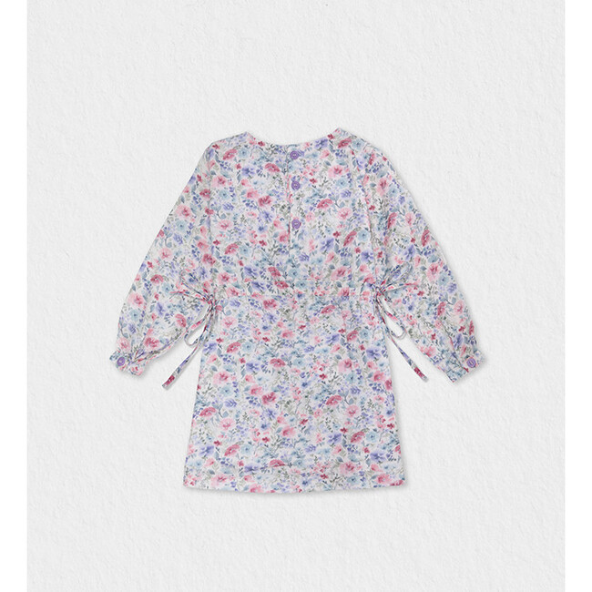 Ermine Dress, Flowery Purple - Dresses - 2