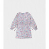 Ermine Baby Dress, Flowery Purple - Dresses - 2