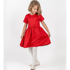 Eryna Dress, Red Embroidered - Dresses - 3