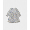 Emeline Baby Dress, Flowery Navy Blue - Dresses - 2