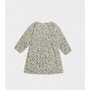 Elora Dress, Flowery Navy Blue - Dresses - 1 - thumbnail