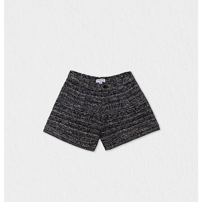 Elfy Shorts Tweed, Black Gold