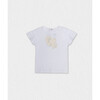 Ebony Baby T-shirt, White Blue Bird - T-Shirts - 1 - thumbnail
