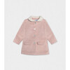 Donna Coat, Pink Chiné - Coats - 1 - thumbnail