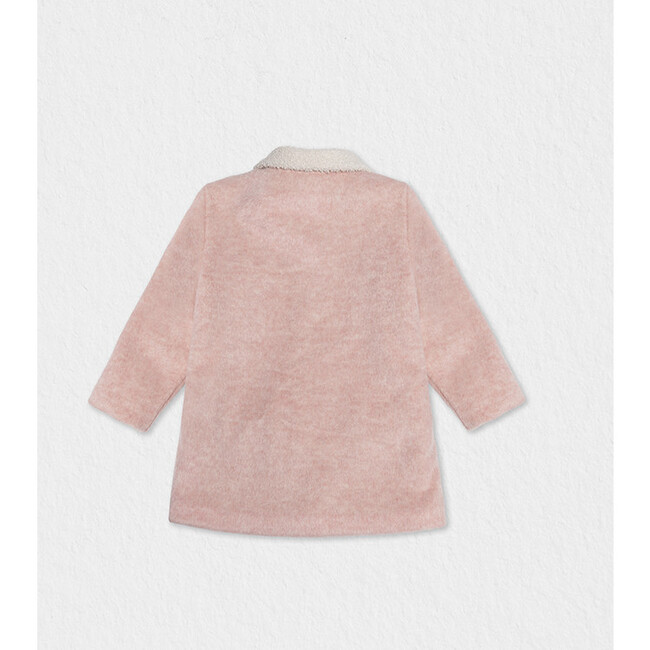 Donna Coat, Pink Chiné - Coats - 2