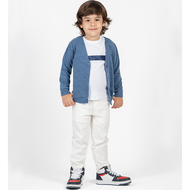 Didier Cardigan, Electric Blue - Cardigans - 3