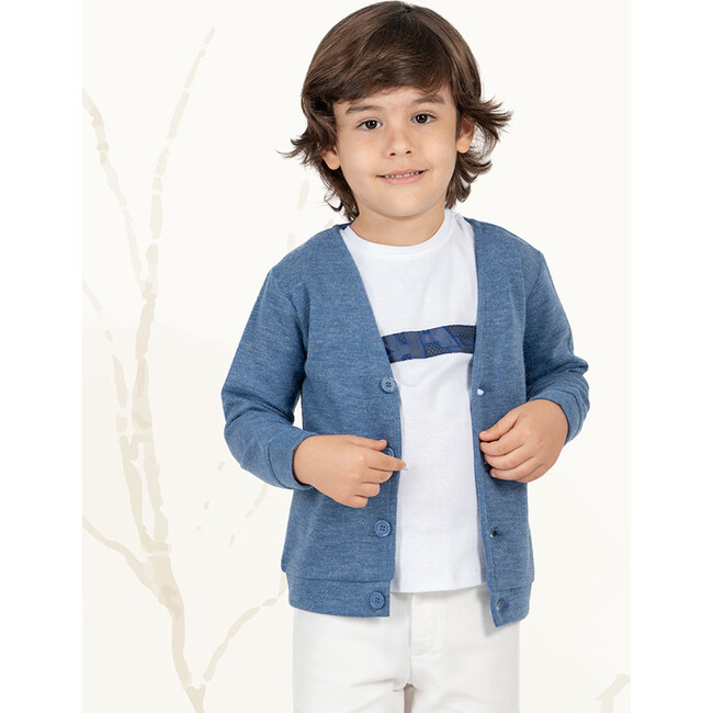 Didier Cardigan, Electric Blue - Cardigans - 4