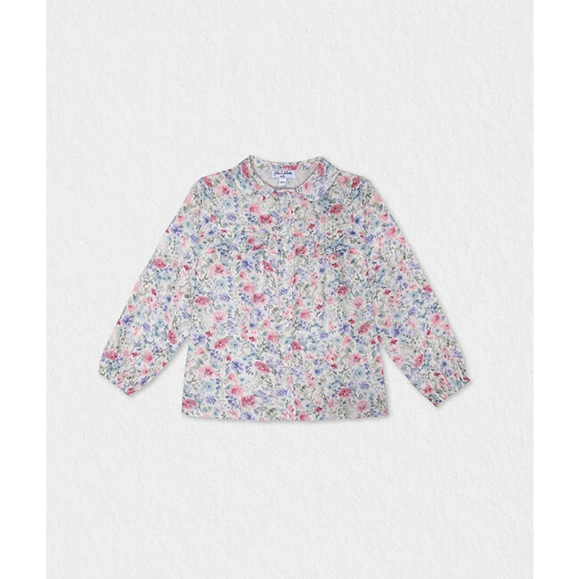 Delice Baby Blouse , Flowery Purple