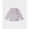 Delice Baby Blouse , Flowery Purple - Blouses - 1 - thumbnail