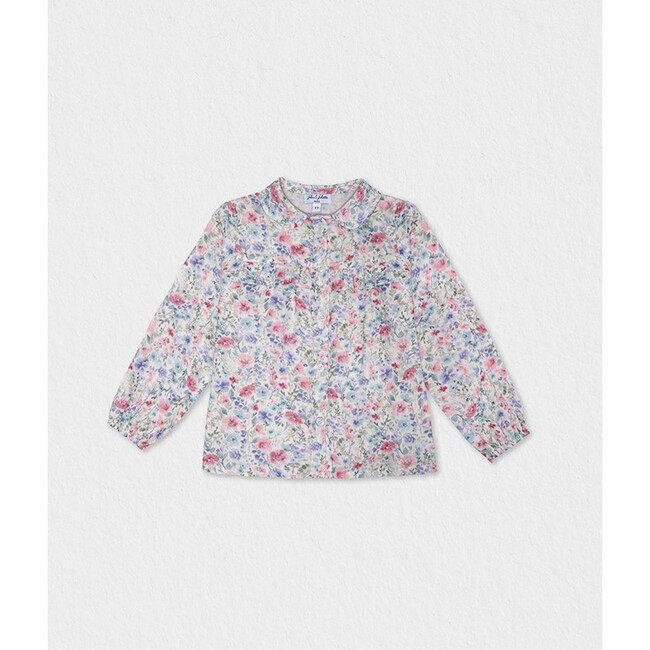 Delice Blouse , Flowery Purple
